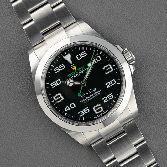 Rolex Air-King 126900 Oystersteel Black Dial 40mm