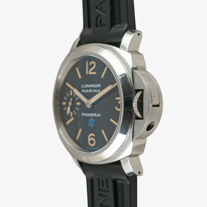 Panerai Luminor Marina Blue Logo PAM 631 Black Dial 44mm