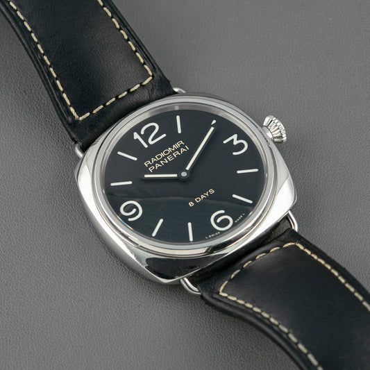 Panerai Radiomir 8 Days Manual PAM 610 Black Dial 45mm