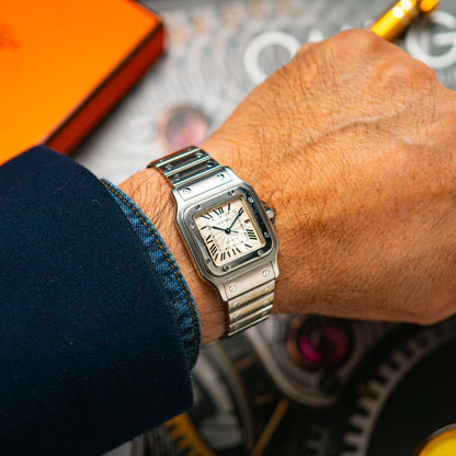 Cartier Santos de Galbée M Automatic Silver Dial 29mm