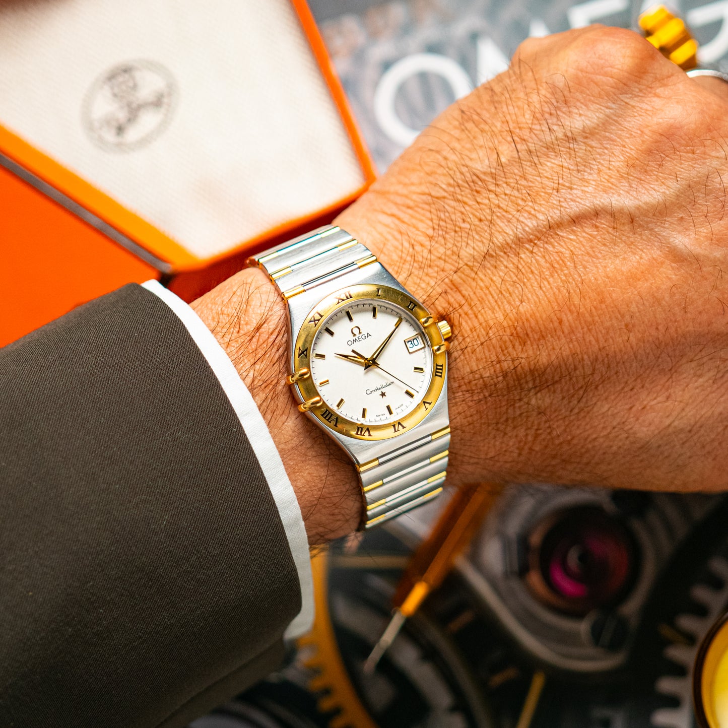 Omega Constellation Quartz Steel/Yellow Gold 35mm
