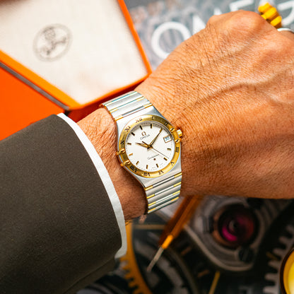 Omega Constellation Quartz Steel/Yellow Gold 35mm