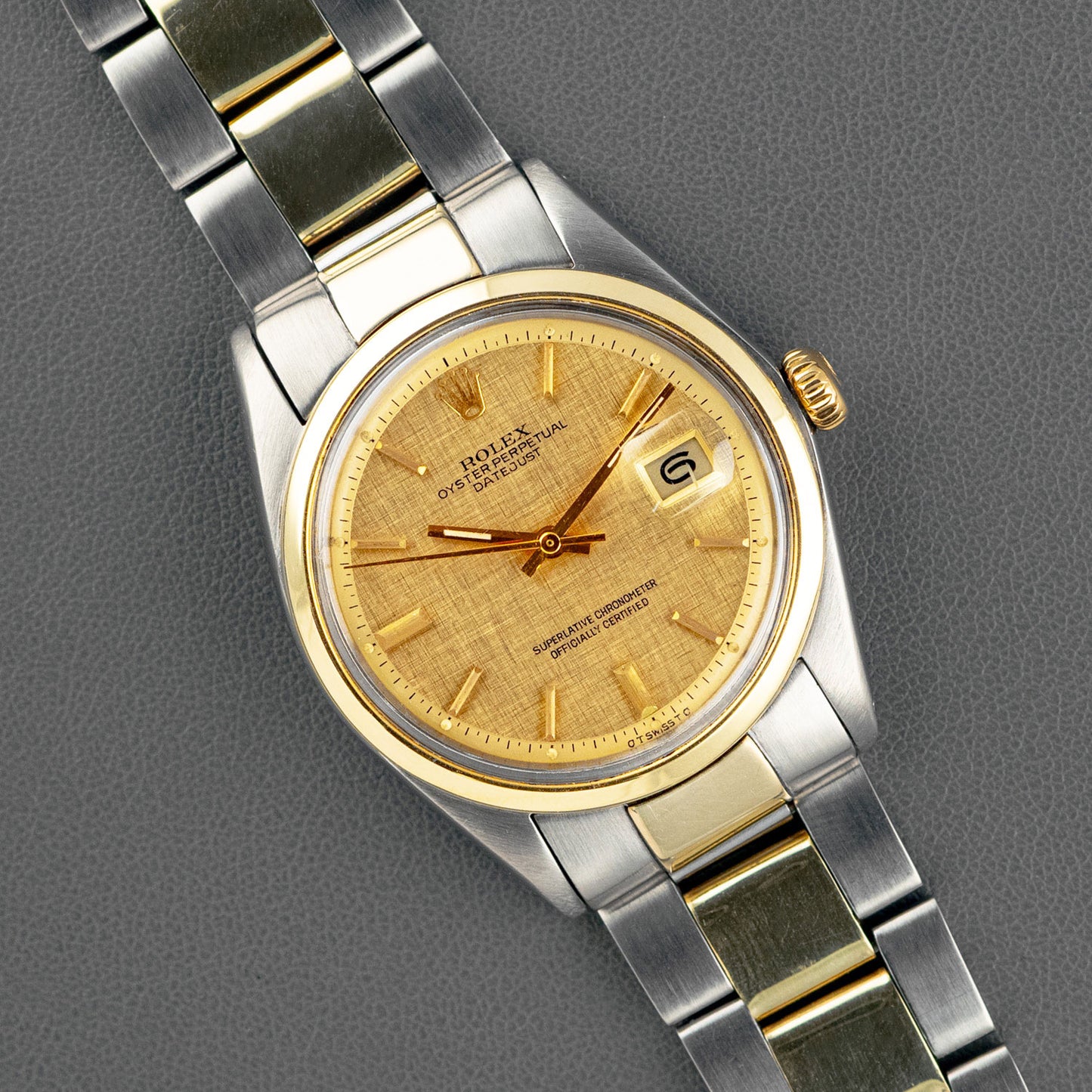Rolex Datejust 1601 Two-Tone Linen Dial 36mm