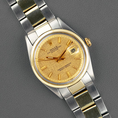 Rolex Datejust 1601 Two-Tone Linen Dial 36mm