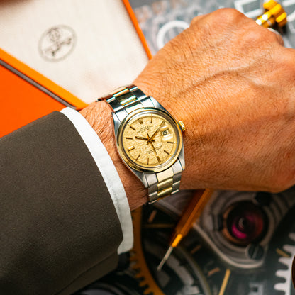 Rolex Datejust 1601 Two-Tone Linen Dial 36mm