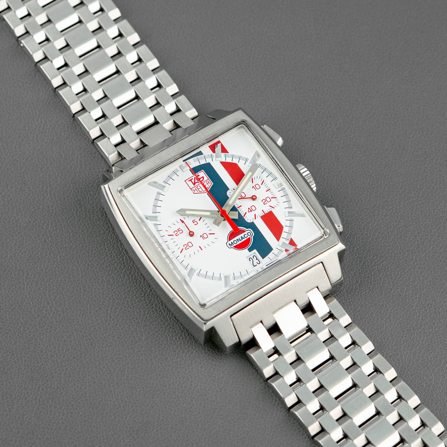 TAG Heuer Monaco Vintage White Racing Dial 38mm