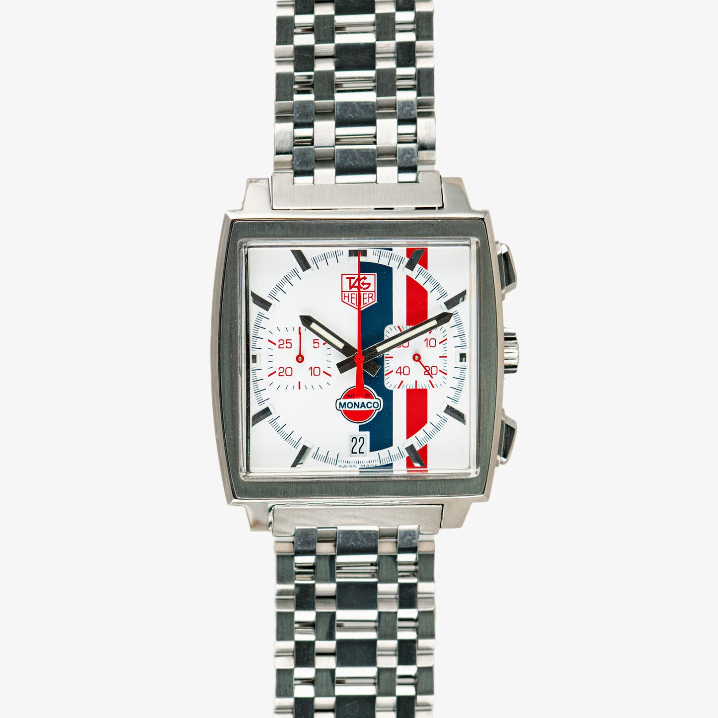 TAG Heuer Monaco Vintage White Racing Dial 38mm