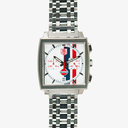 TAG Heuer Monaco Vintage White Racing Dial 38mm