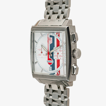 TAG Heuer Monaco Vintage White Racing Dial 38mm