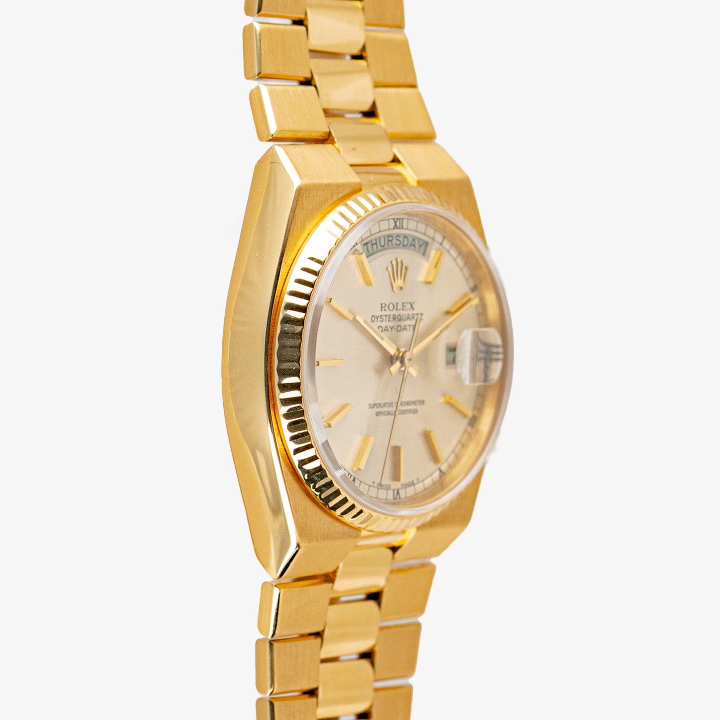 Rolex Day-Date 19018 Oysterquartz Yellow Gold 36mm