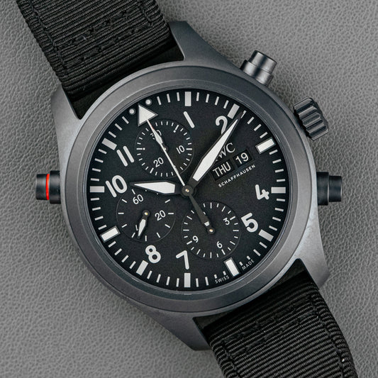 IWC Pilot's Watch Chronograph Top Gun Ceramic Black 44.5mm