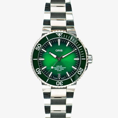 Oris Aquis Date 5 Days Automatic Green Dial 43.5mm