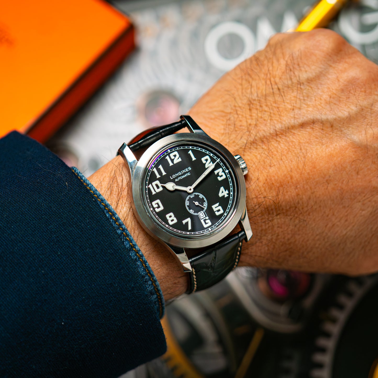 Longines Heritage Military Automatic Black Dial 44mm