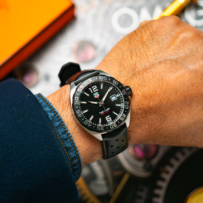 TAG Heuer Formula 1 Quartz Black Dial Rubber 41mm