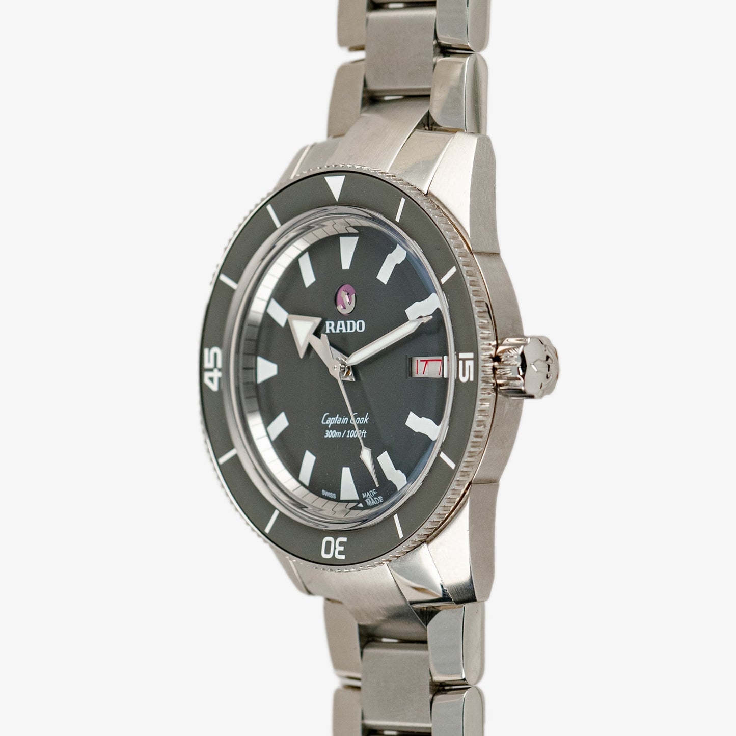 Rado Captain Cook Automatic Date Black Dial 42mm