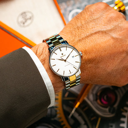 Rado Coupole Classic Automatic White Two-Tone 38mm