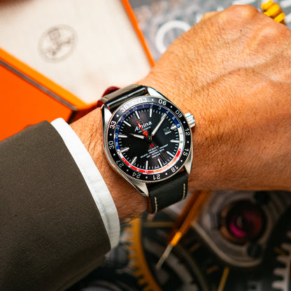 Alpina Ice Legacy Automatic GMT Black Dial 42mm