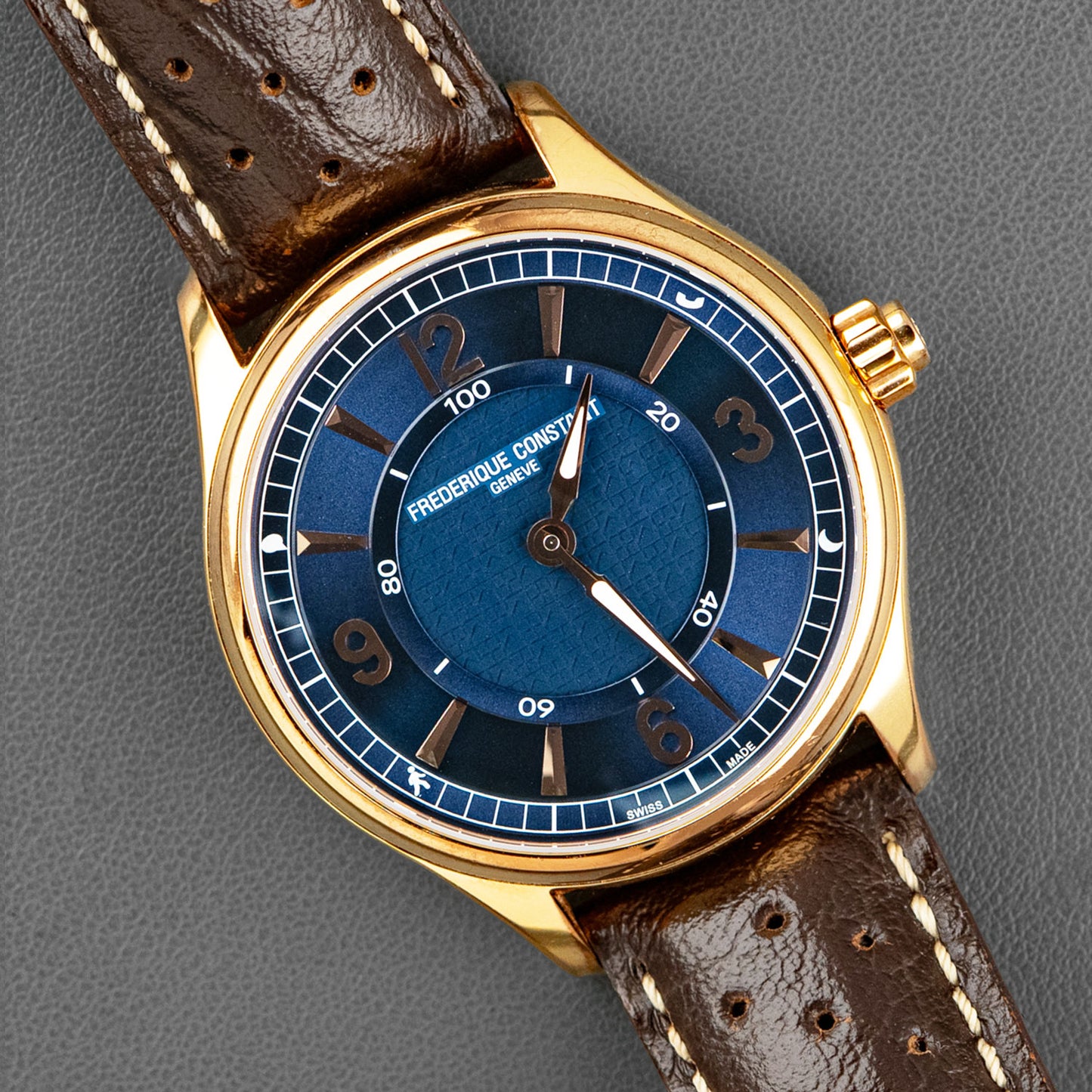 Frederique Constant Smartwatch Blue Dial 42mm