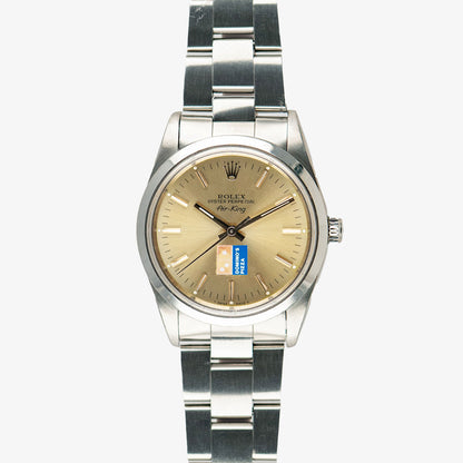 Rolex Air-King Domino's Pizza Automatic Silver Dial 34mm