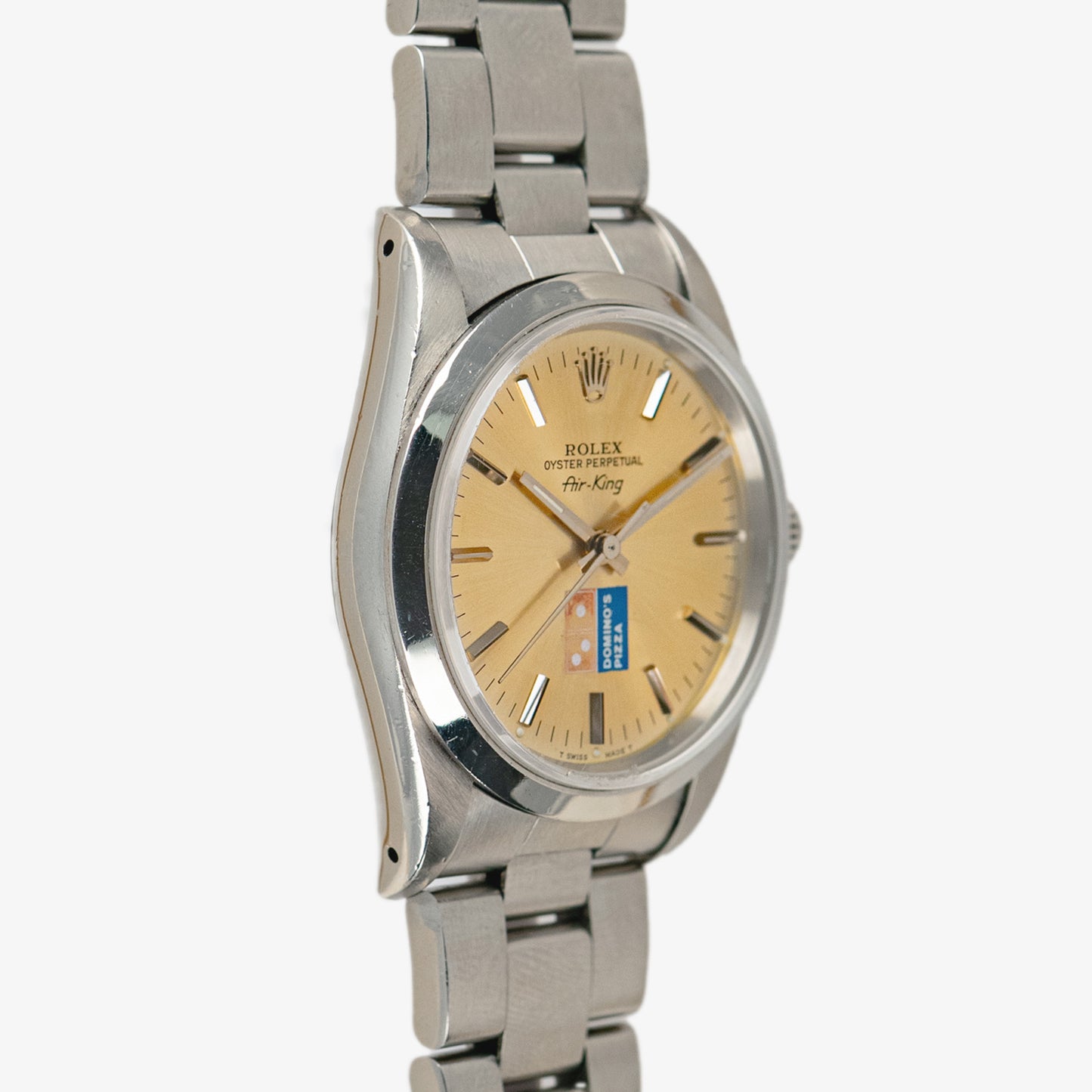 Rolex Air-King Domino's Pizza Automatic Silver Dial 34mm