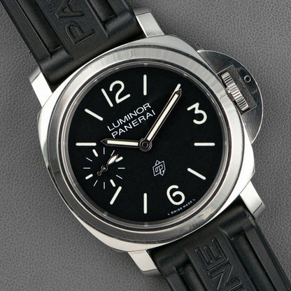 Panerai Luminor Logo Manual Wind Black Dial 44mm
