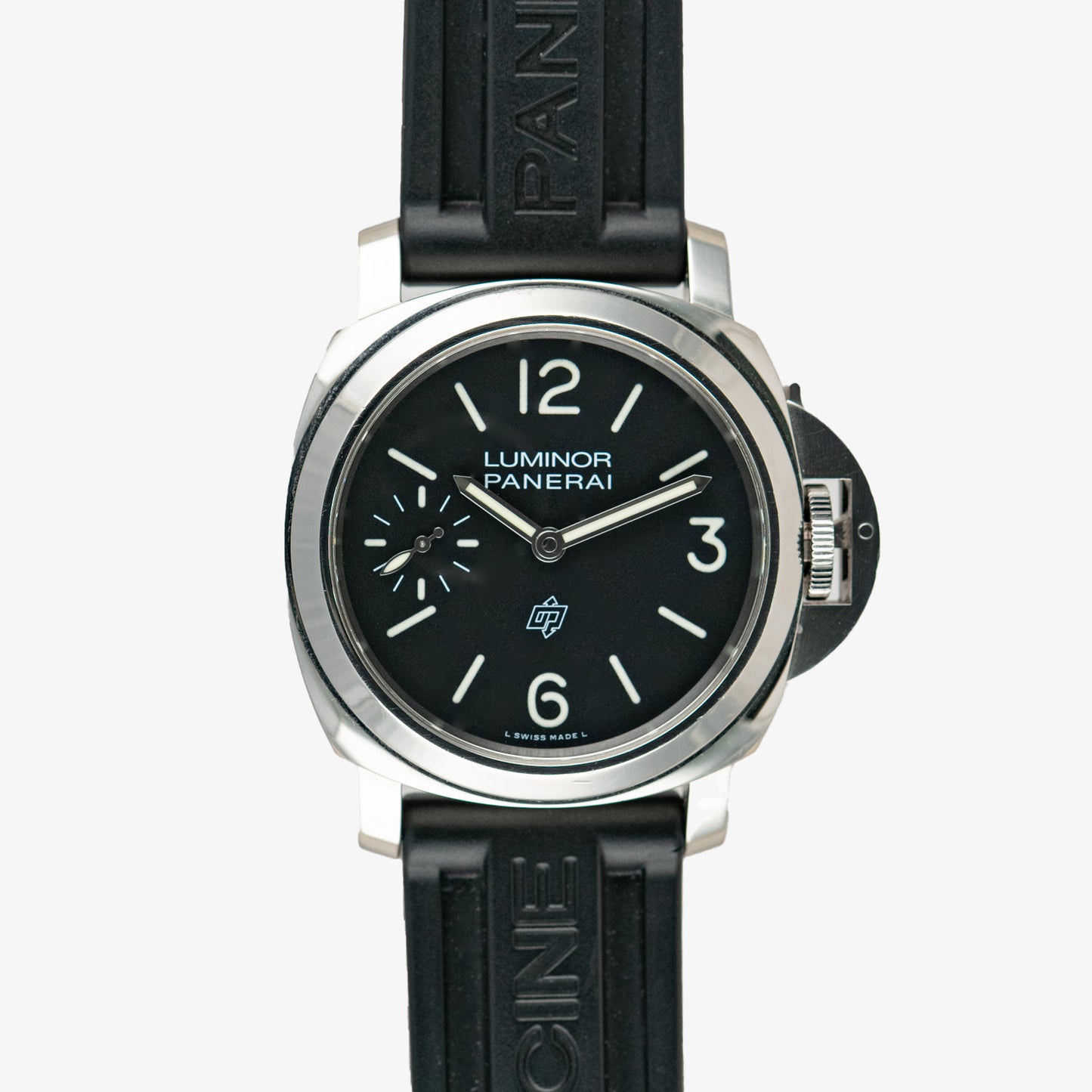 Panerai Luminor Logo Manual Wind Black Dial 44mm