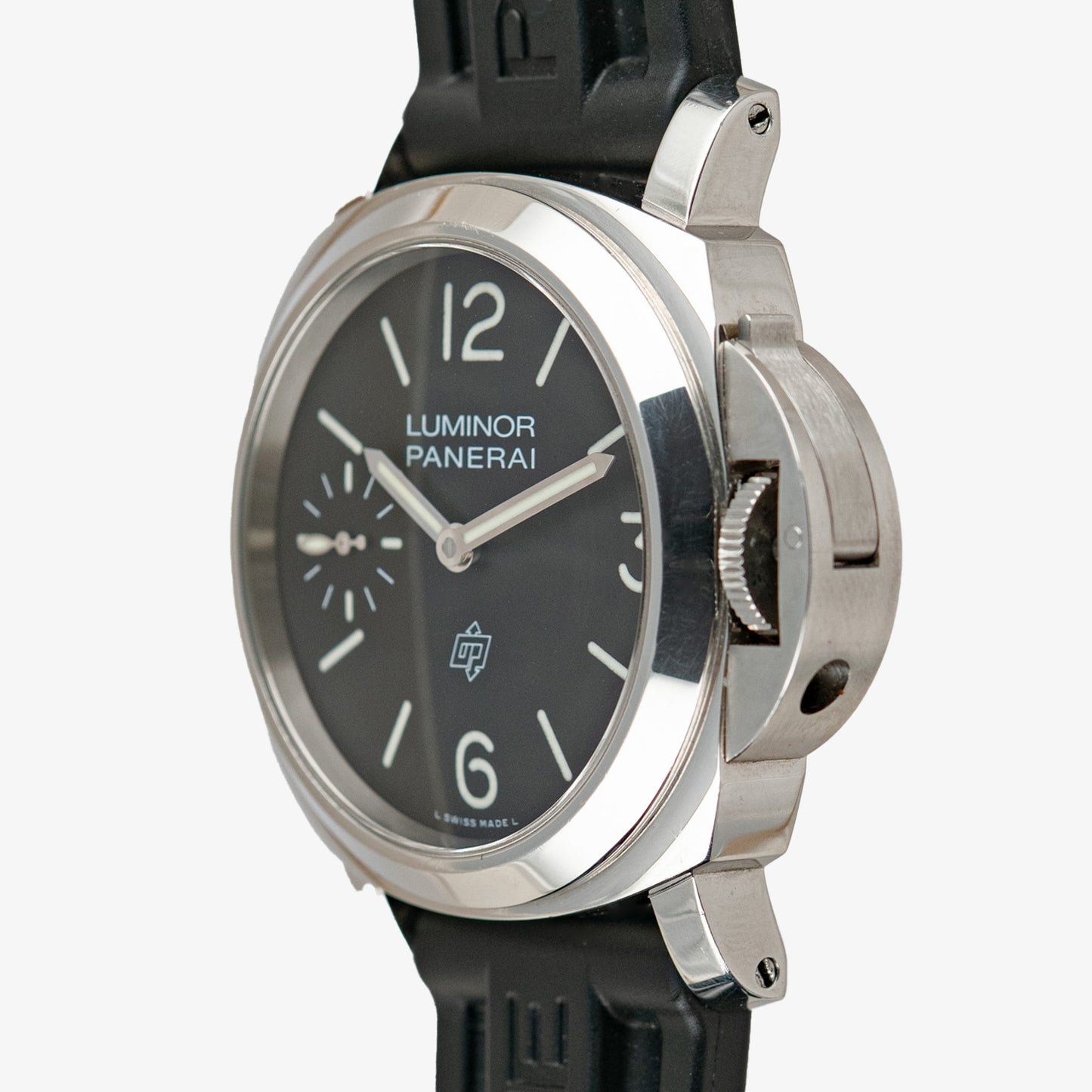 Panerai Luminor Logo Manual Wind Black Dial 44mm