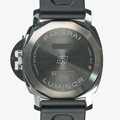 Panerai Luminor Logo Manual Wind Black Dial 44mm