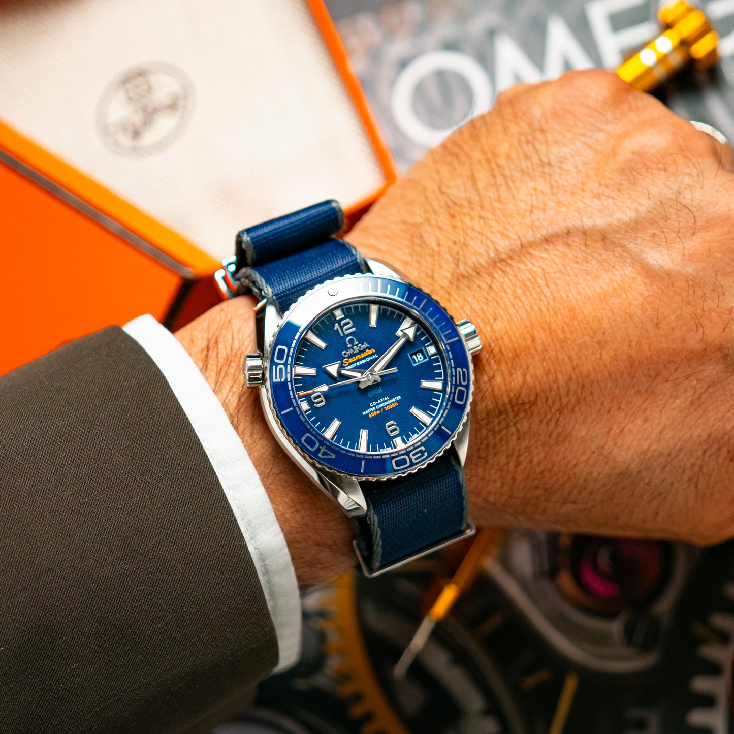 Omega Seamaster Planet Ocean Co-Axial Blue 43.5mm