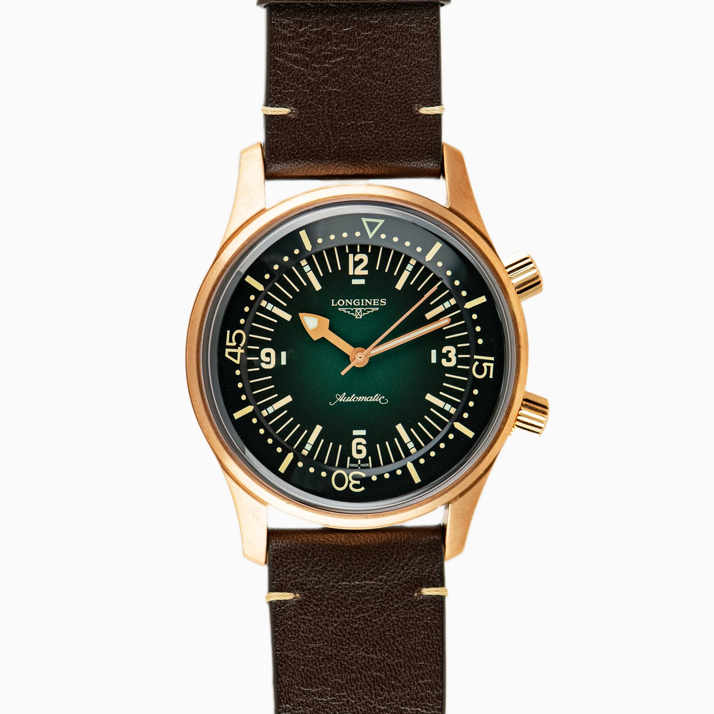 Longines Legend Diver Bronze Green Dial 42mm