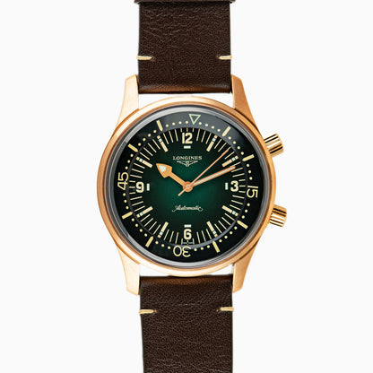 Longines Legend Diver Bronze Green Dial 42mm