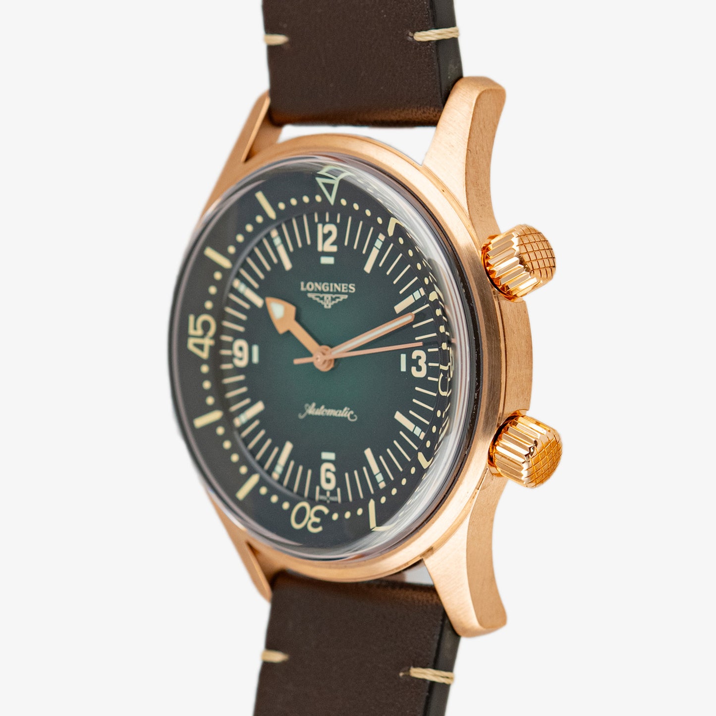 Longines Legend Diver Bronze Green Dial 42mm