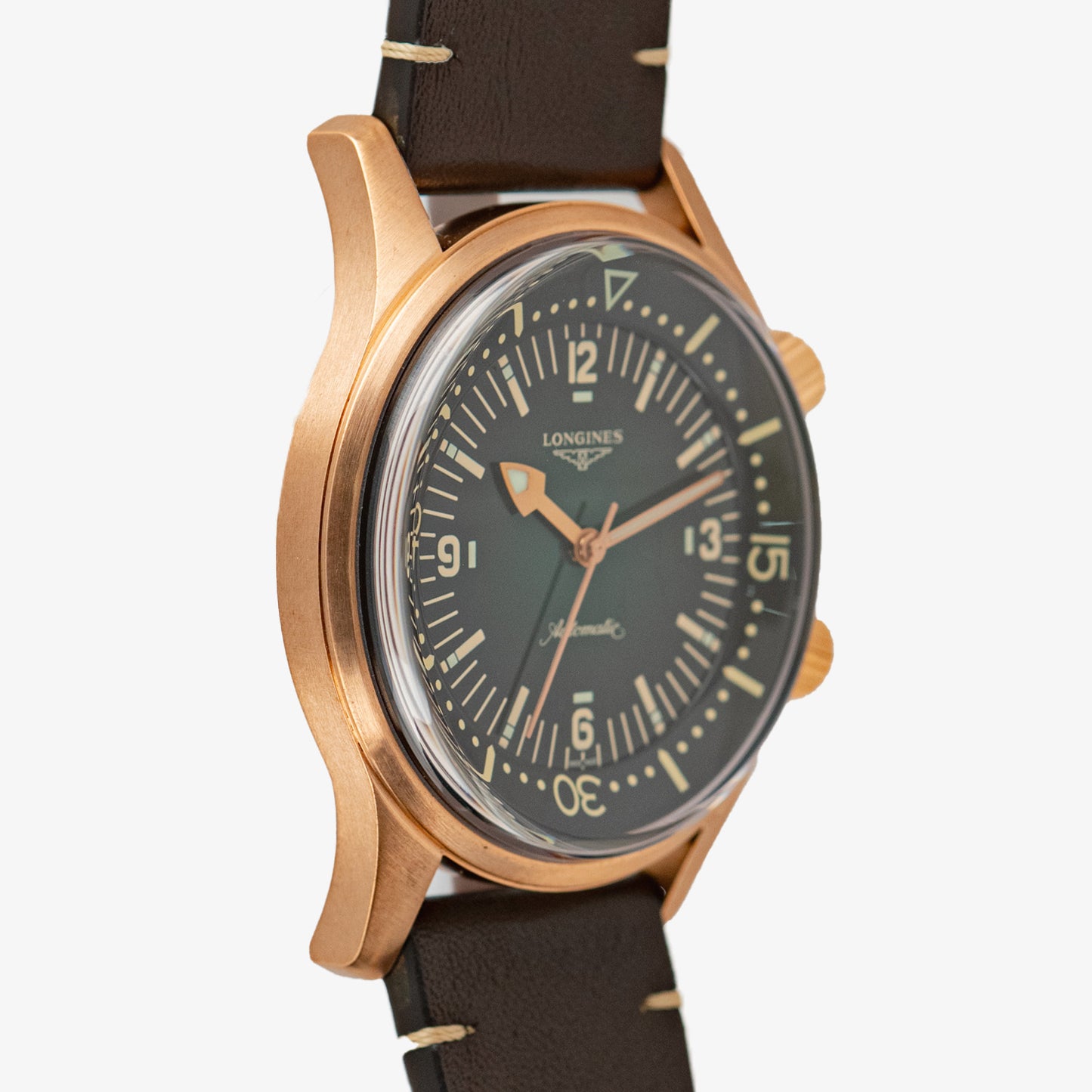 Longines Legend Diver Bronze Green Dial 42mm