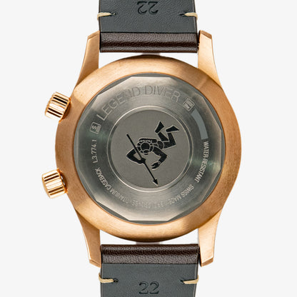 Longines Legend Diver Bronze Green Dial 42mm