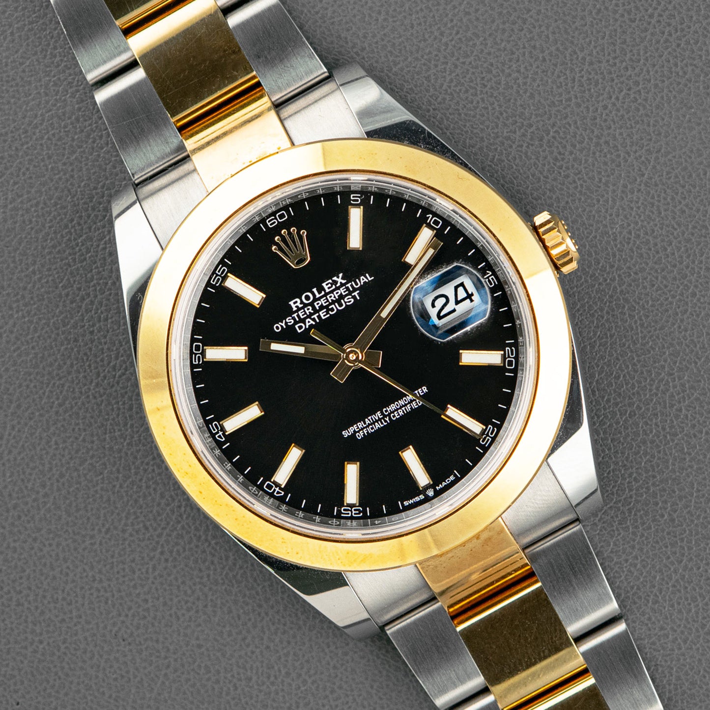 Rolex Datejust 126303 Two-Tone Black Dial 41mm