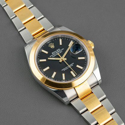Rolex Datejust 126303 Two-Tone Black Dial 41mm