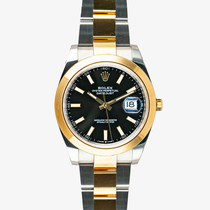 Rolex Datejust 126303 Two-Tone Black Dial 41mm