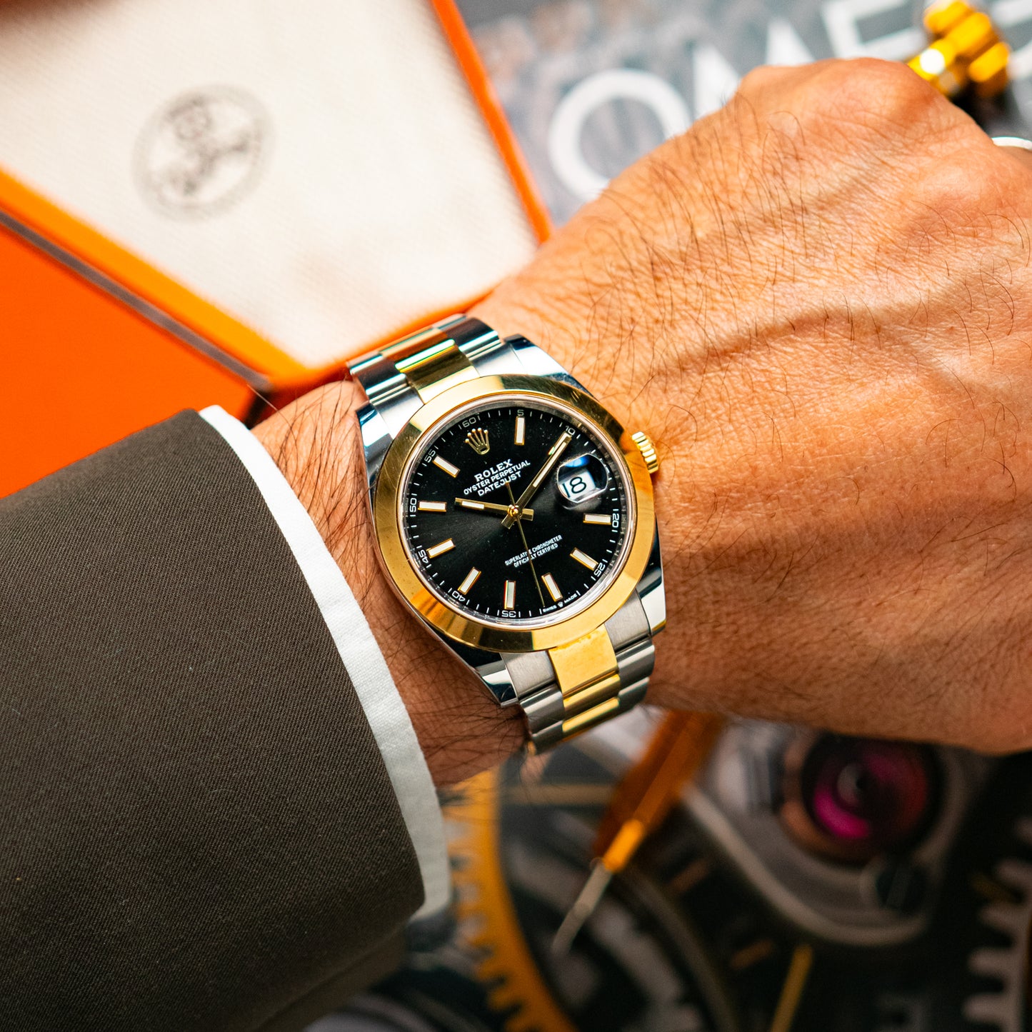 Rolex Datejust 126303 Two-Tone Black Dial 41mm