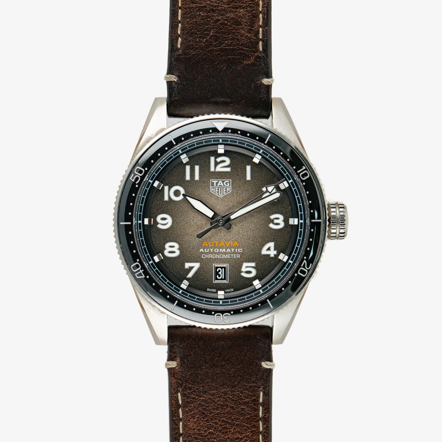 TAG Heuer Autavia Automatic Chronometer Brown 42mm