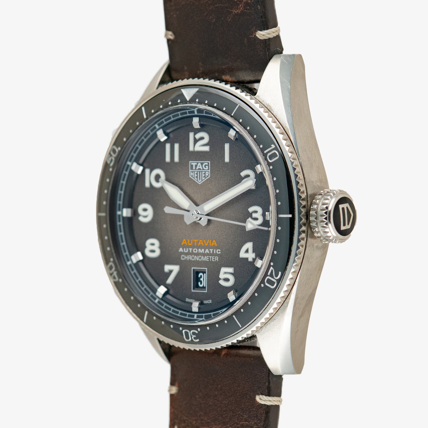 TAG Heuer Autavia Automatic Chronometer Brown 42mm