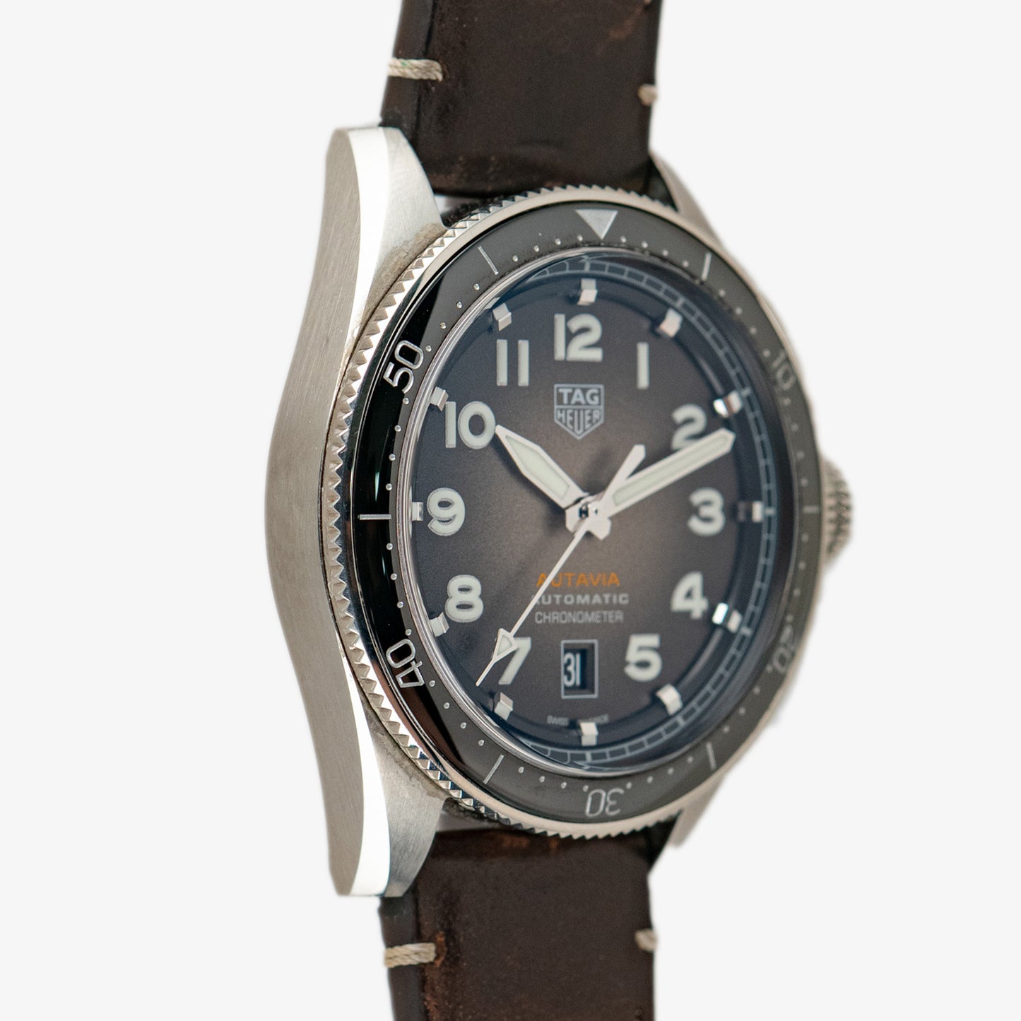 TAG Heuer Autavia Automatic Chronometer Brown 42mm