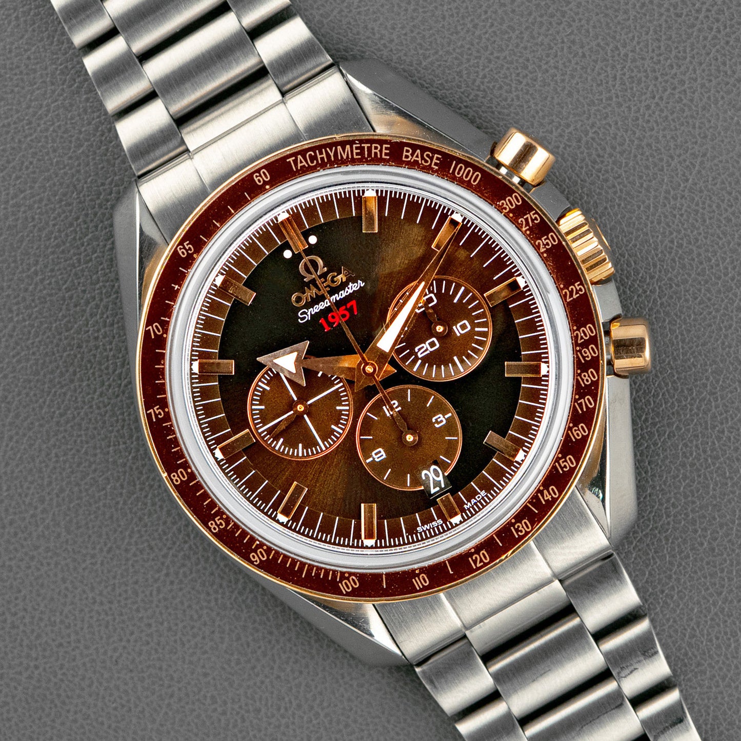 Omega Speedmaster Broad Arrow Automatic Chocolate 42mm