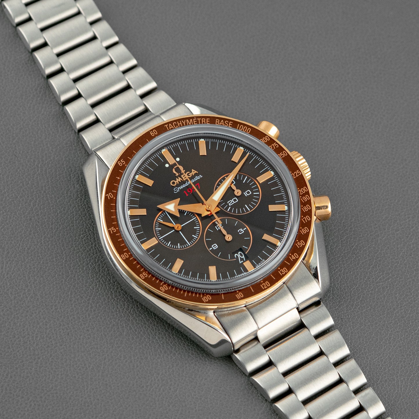 Omega Speedmaster Broad Arrow Automatic Chocolate 42mm