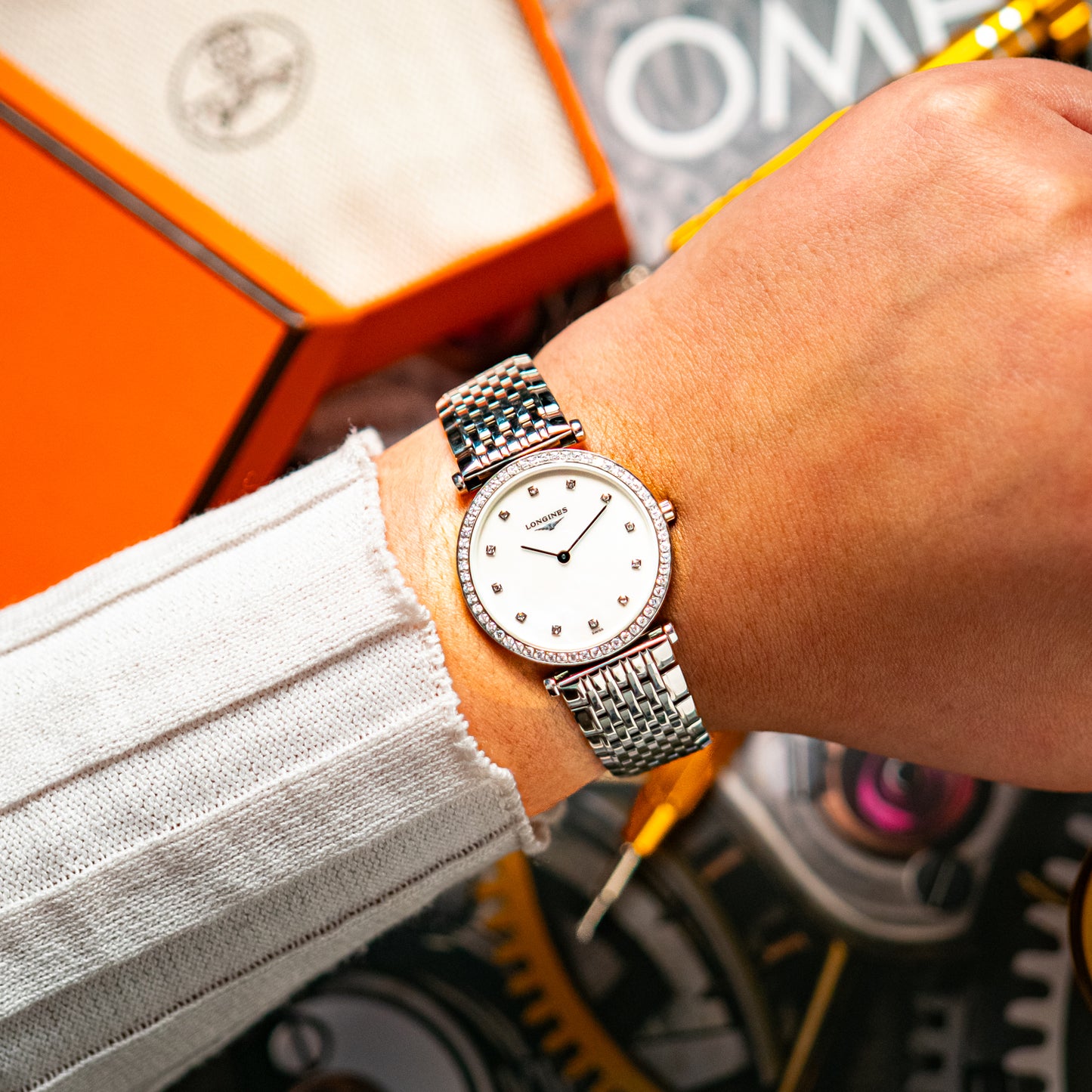 Longines La Grande Classique Quartz Diamond Bezel 31mm