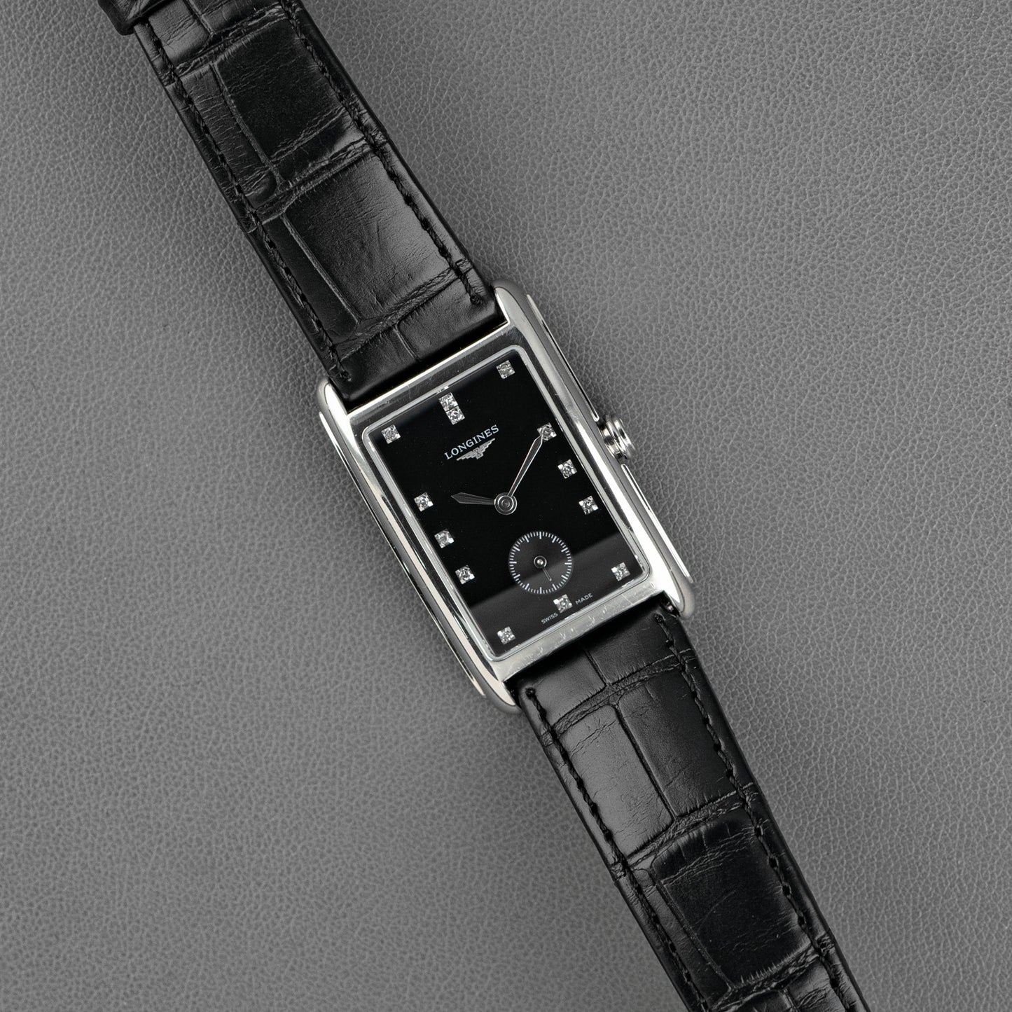 Longines DolceVita Quartz Small Seconds Black 23mm