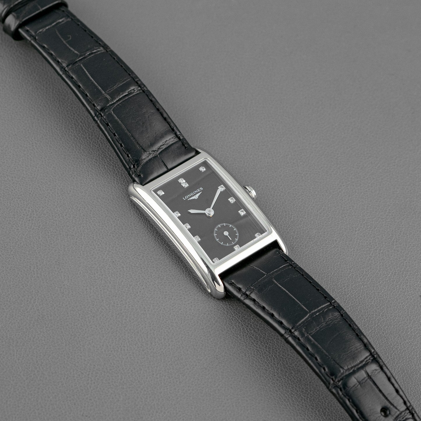 Longines DolceVita Quartz Small Seconds Black 23mm