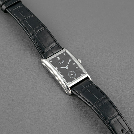 Longines DolceVita Quartz Small Seconds Black 23mm