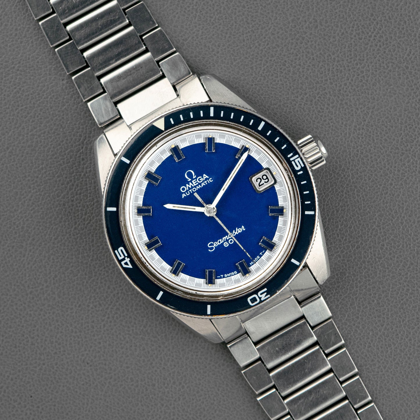Omega Seamaster 60 Automatic Date Blue Dial 37mm