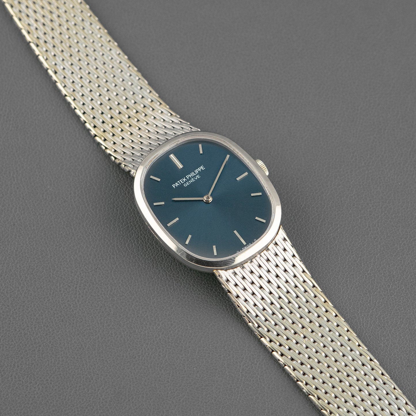 Patek Philippe Golden Ellipse Automatic Blue Dial 33mm