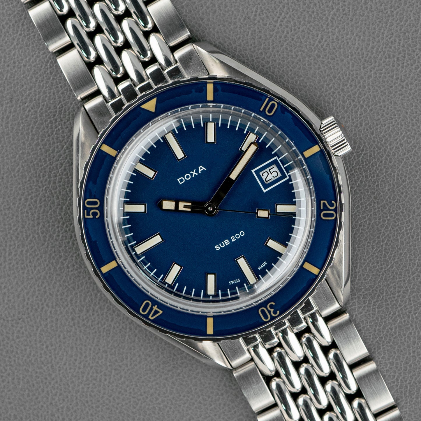 Doxa Caribbean Sub 200 Automatic Blue Dial 42mm